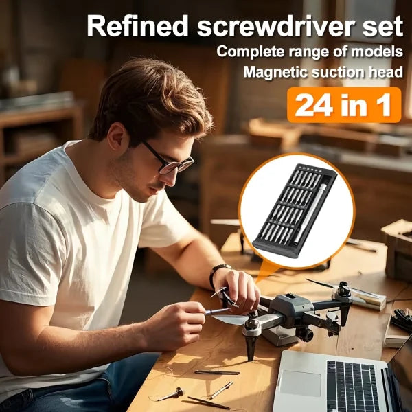 24 In 1 Precision Mini Magnetic Screwdriver Set