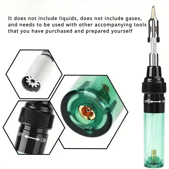1pc, portable small gas soldering iron