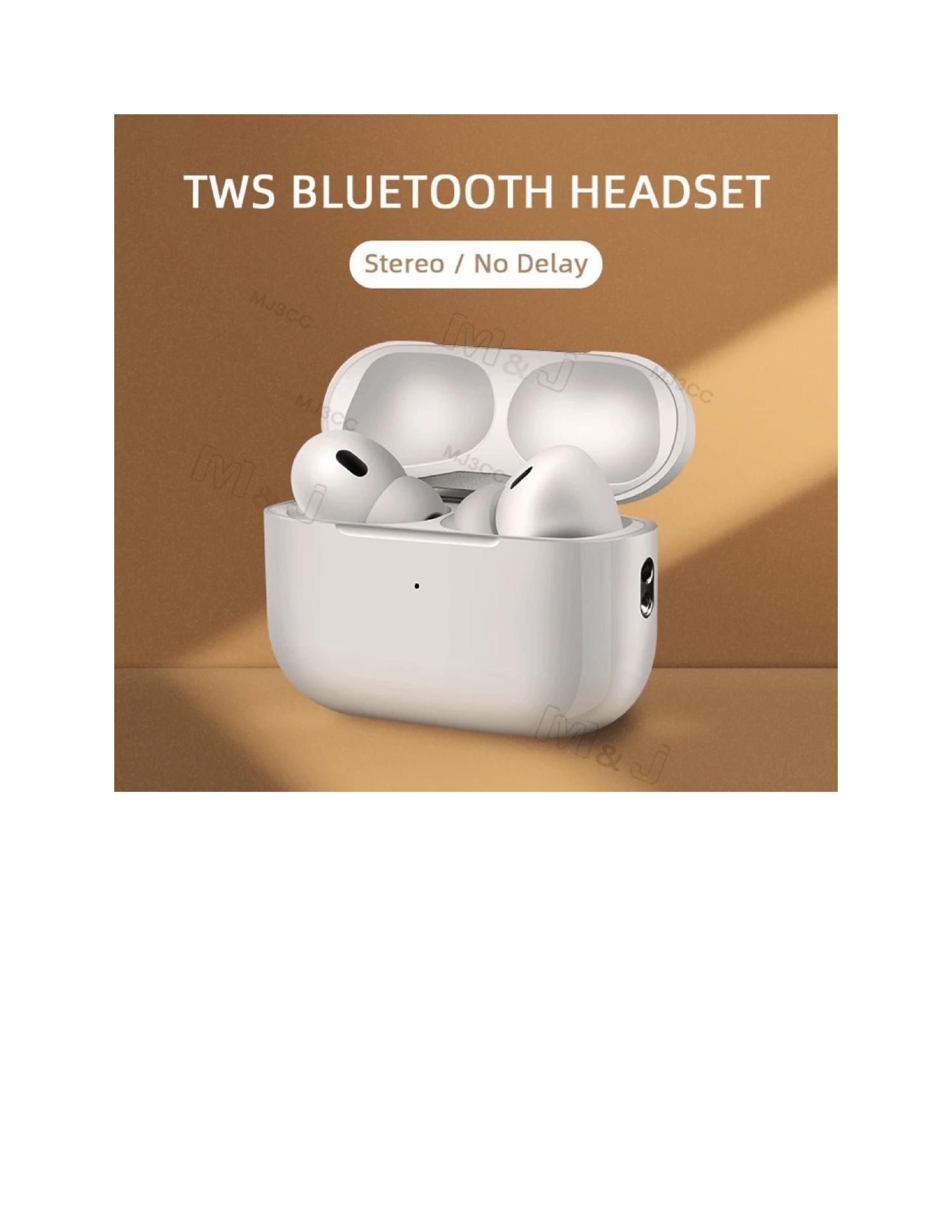 2023 New Pro 2 Bluetooth Wireless Earphone Inpods 15 13 Stereo Sports Headphones for All phone